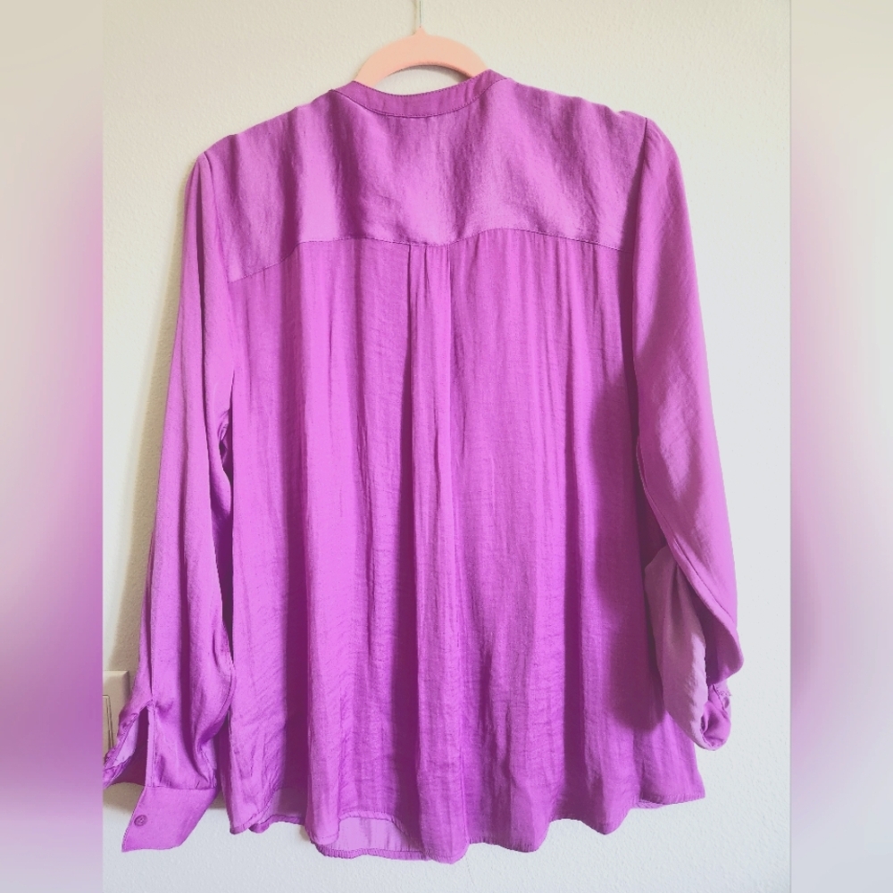 Vera Wang Purple Blouse